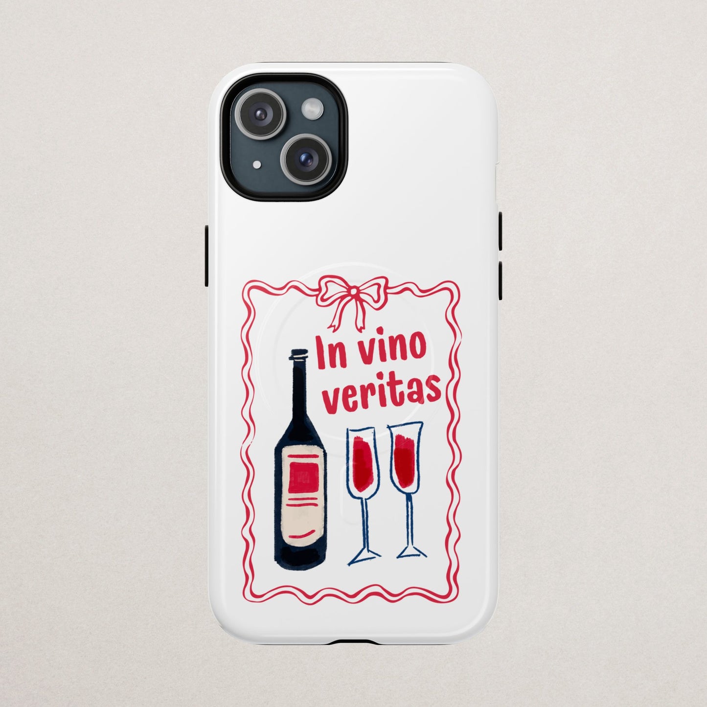 Wine Lover's Premium Dual-Layer Phone Case – MagSafe® Compatible