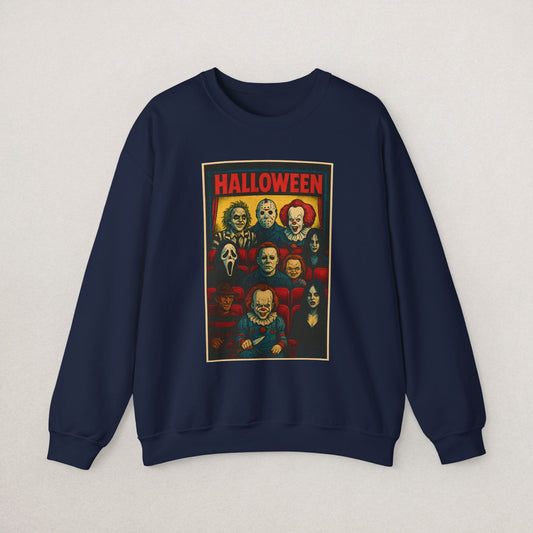 Halloween Horror Movie Crewneck Sweatshirt