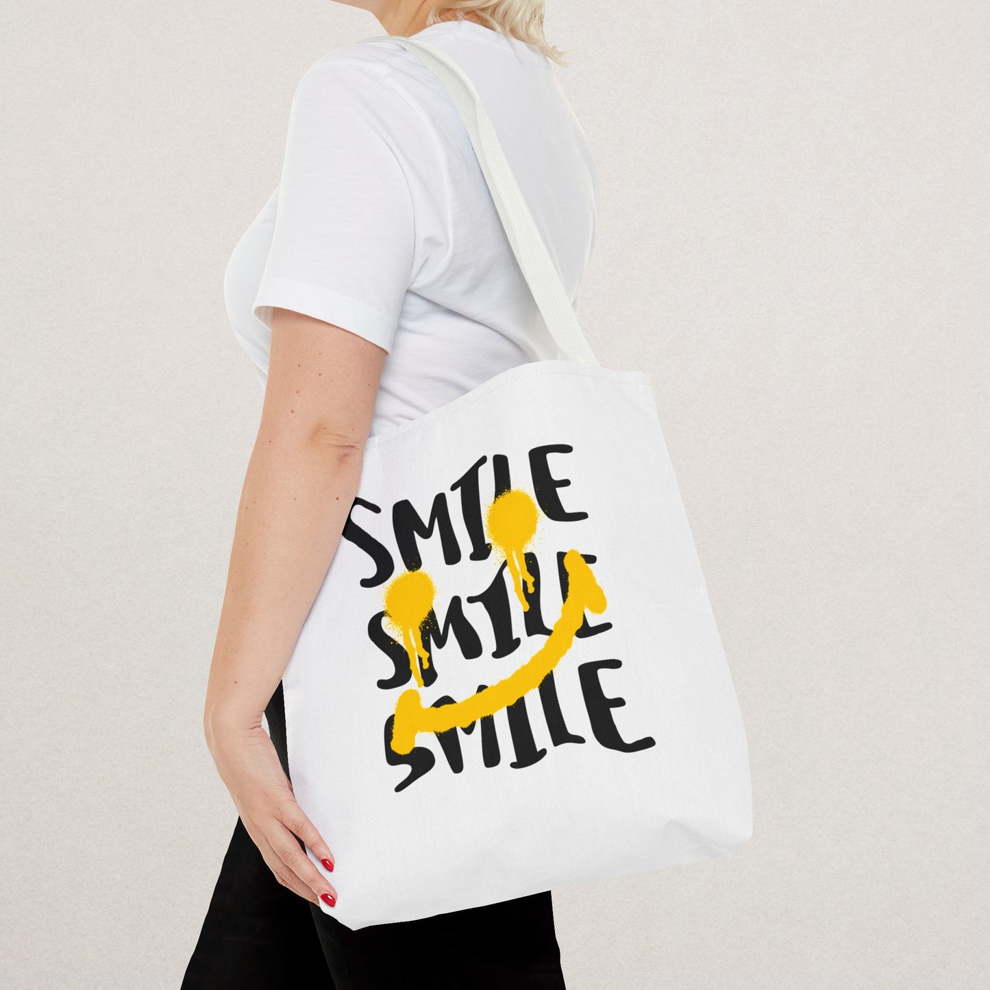 Cheerful Smile Tote Bag