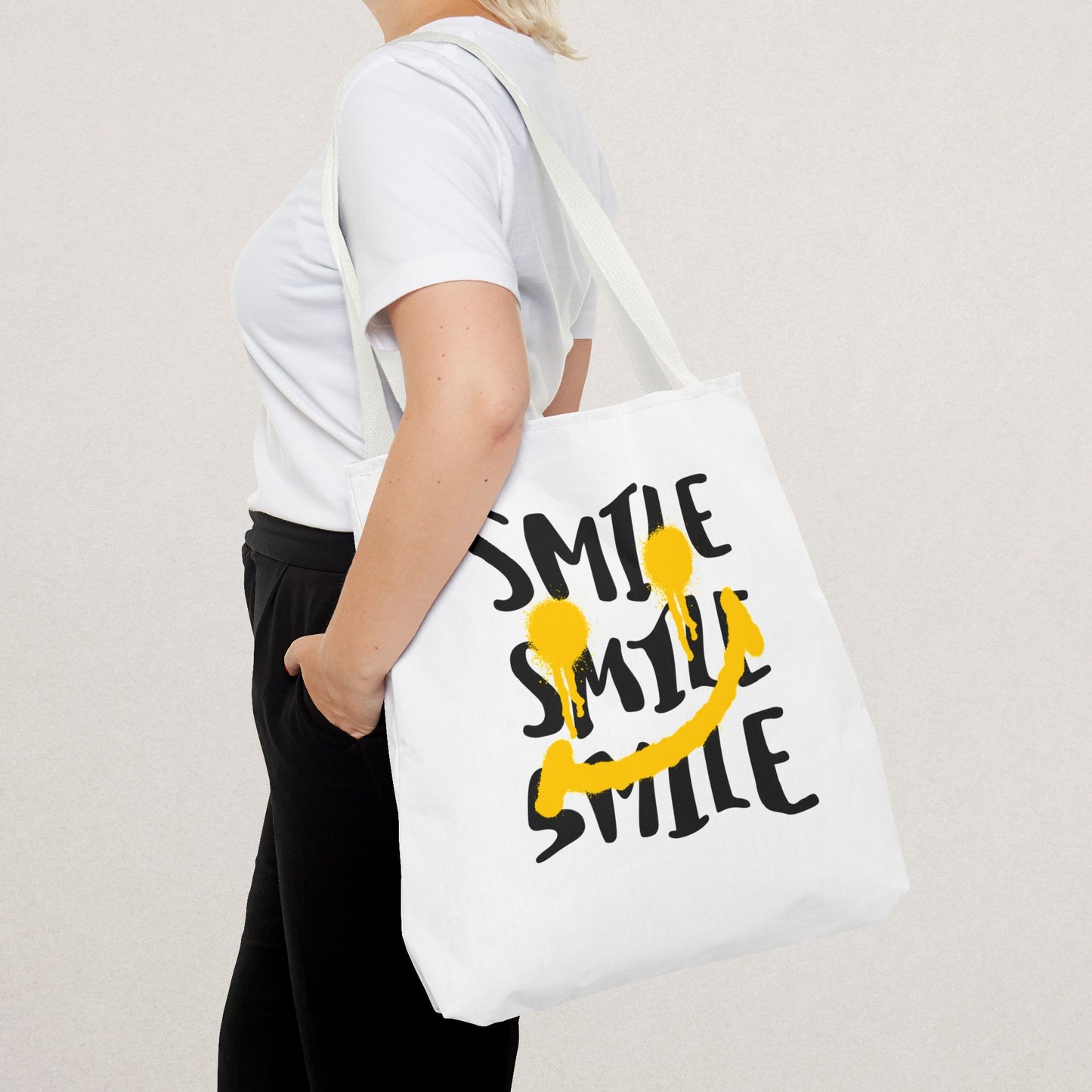 Cheerful Smile Tote Bag