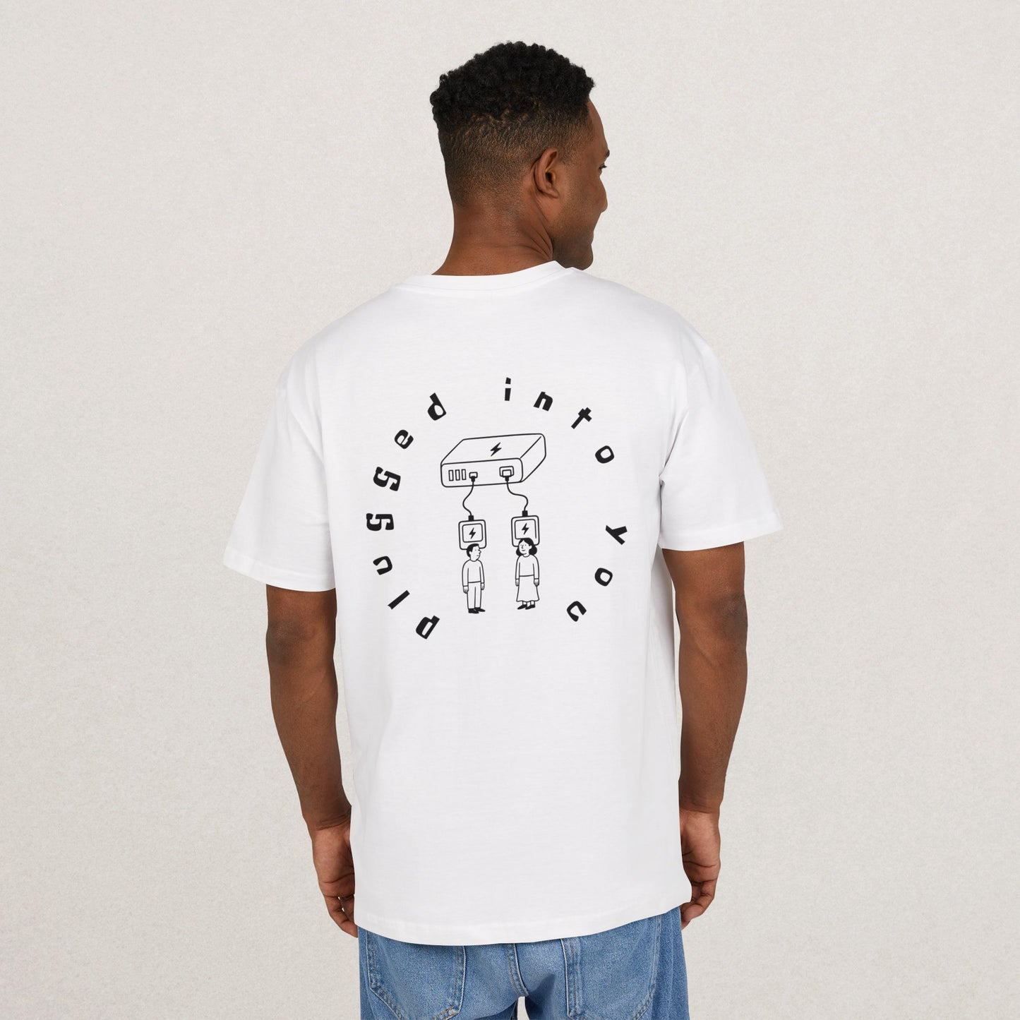 Plugged Into You Oversized Tee