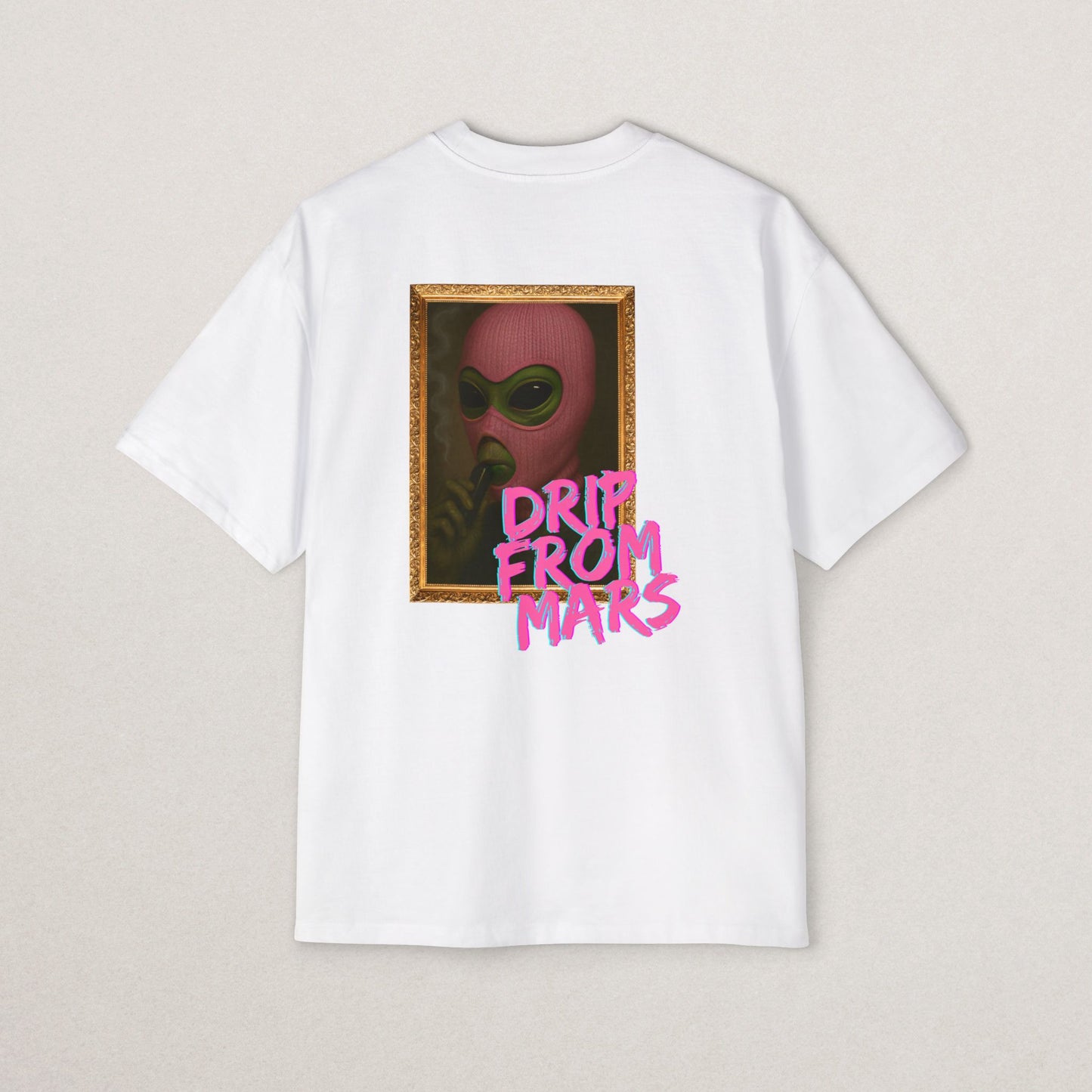 Men's Heavy Oversized Tee with 'Drip From Mars'