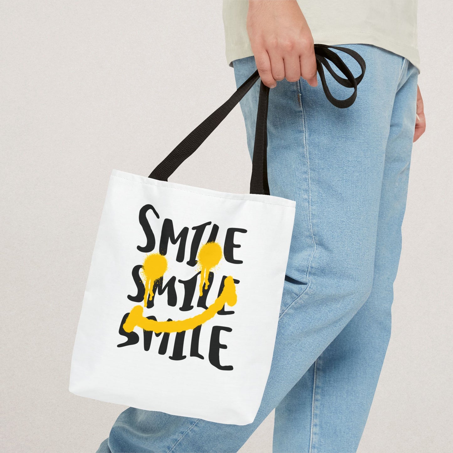 Cheerful Smile Tote Bag
