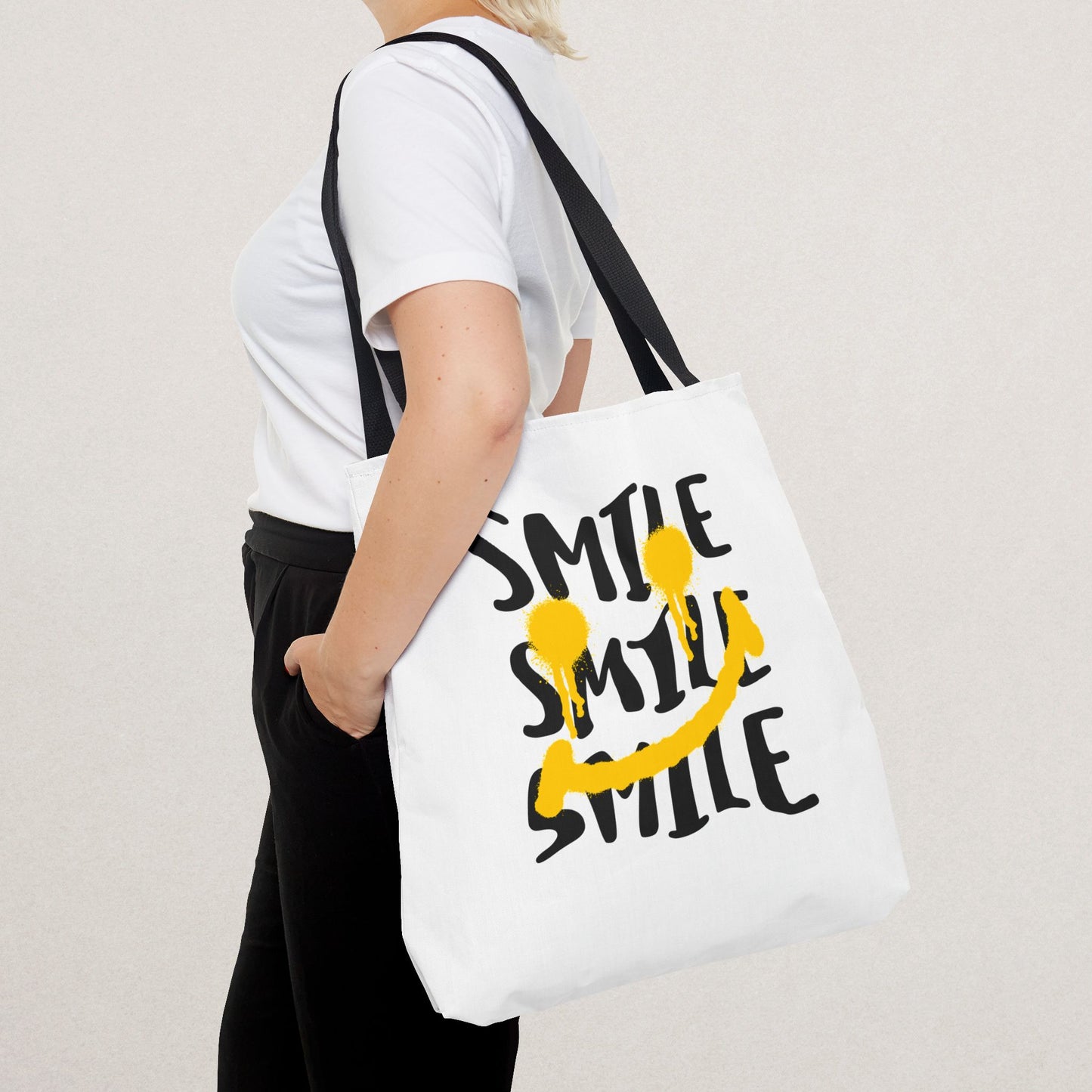 Cheerful Smile Tote Bag