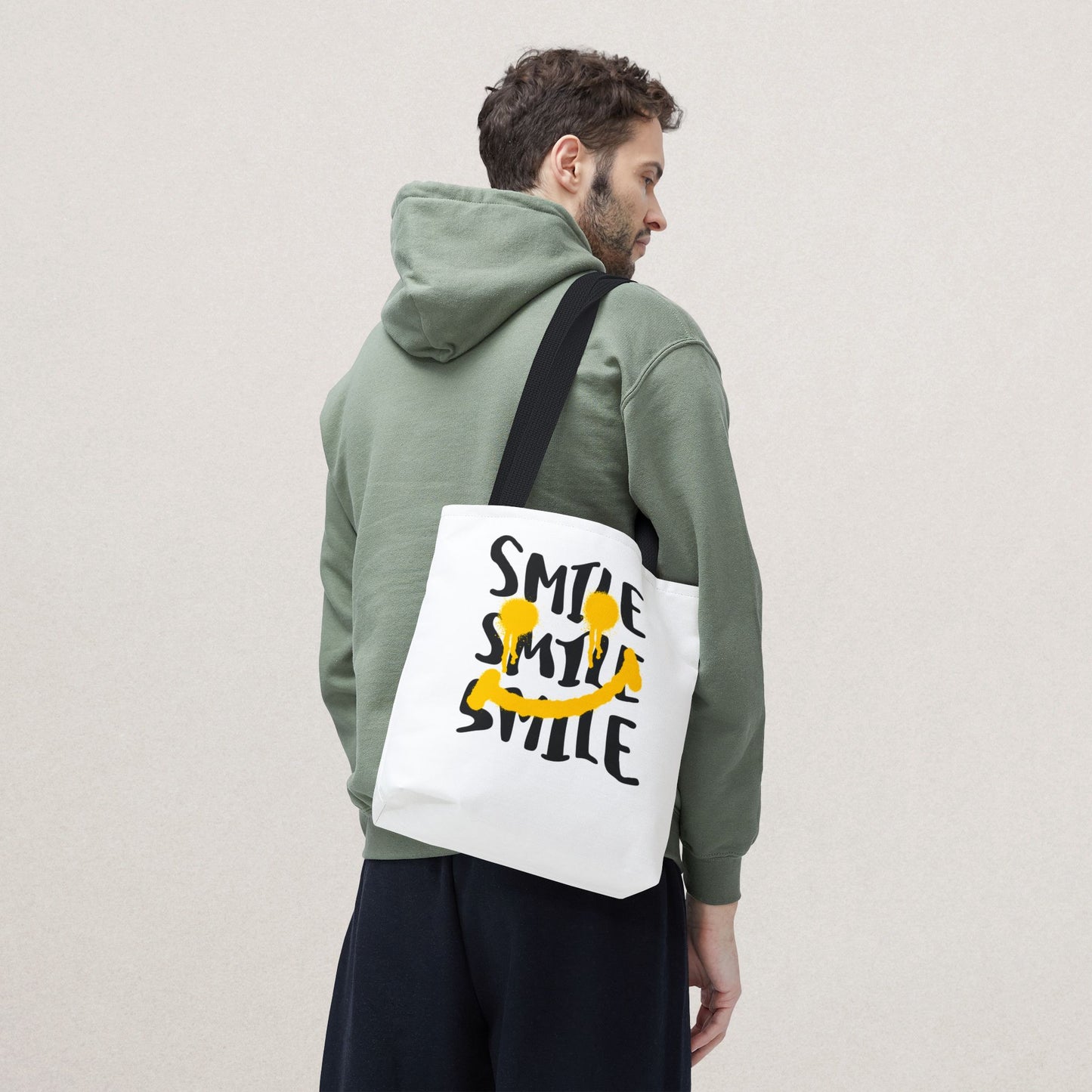 Cheerful Smile Tote Bag