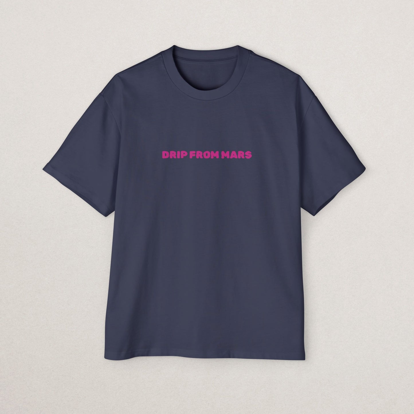 Men's Heavy Oversized Tee with 'Drip From Mars'