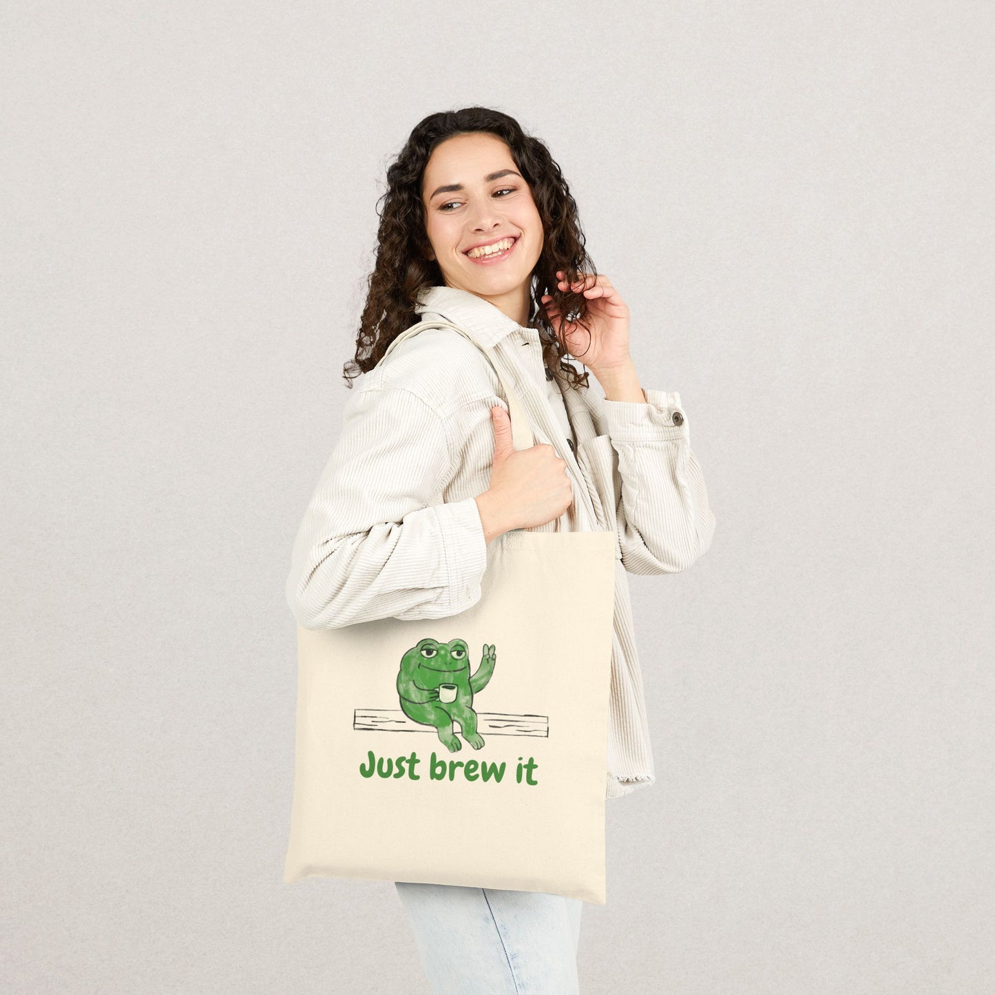 Funny Frog Tote Bag