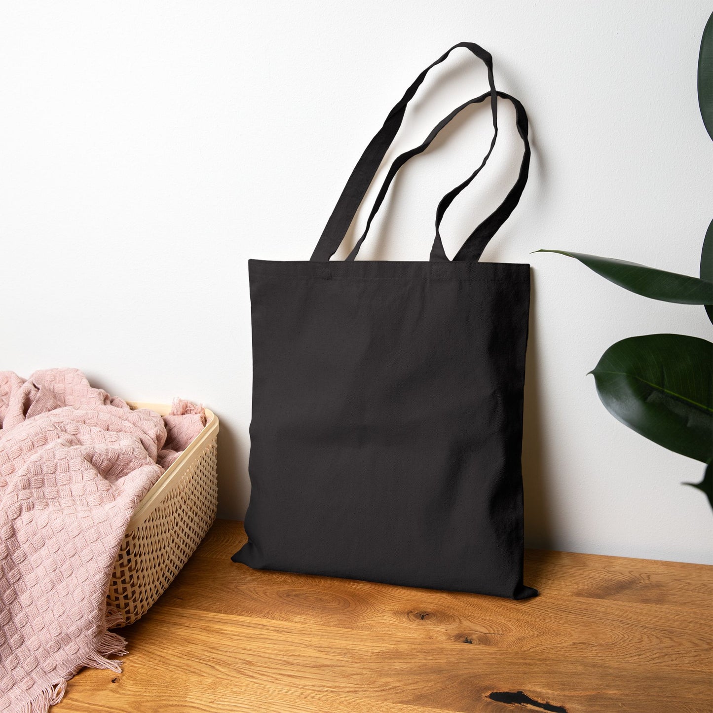 Cotton Canvas Tote Bag - "Drink Love" Design