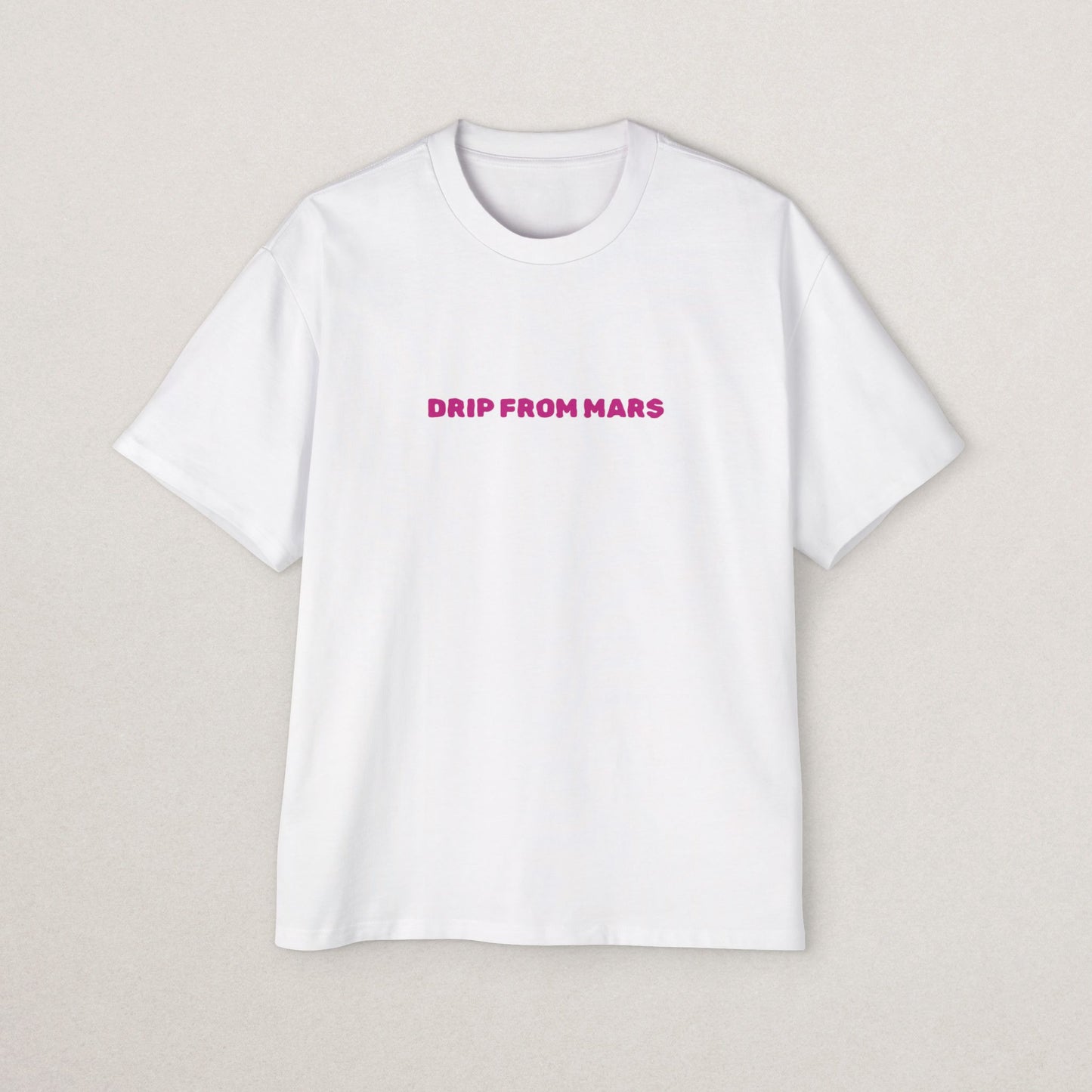 Men's Heavy Oversized Tee with 'Drip From Mars'