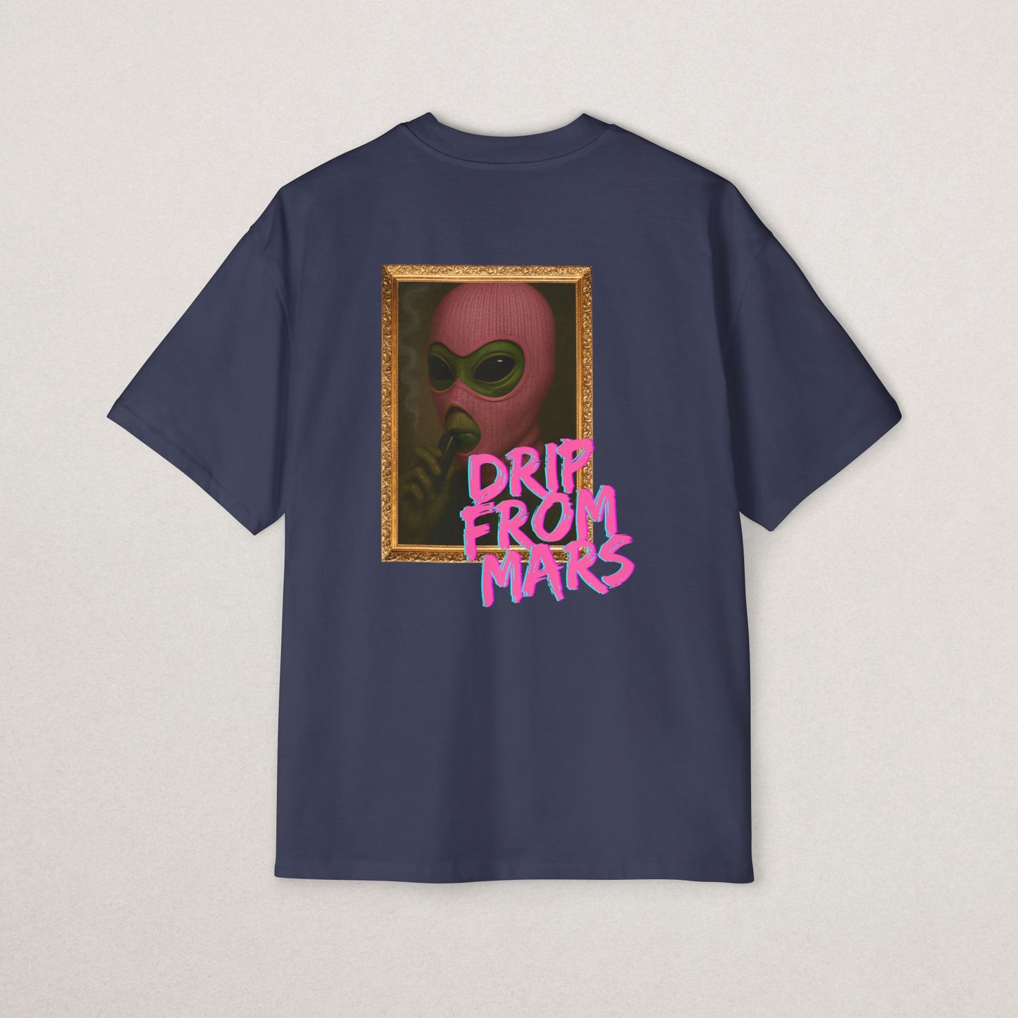 Men's Heavy Oversized Tee with 'Drip From Mars'