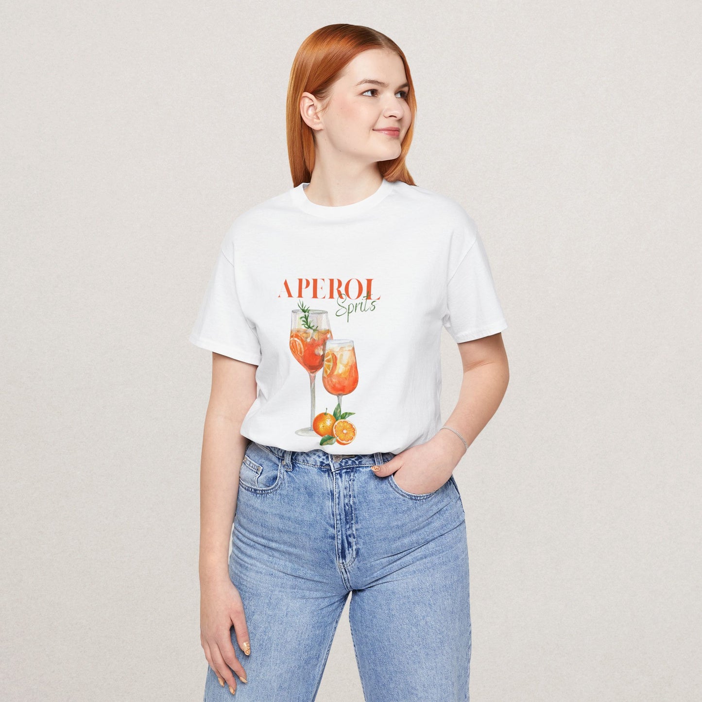 Aperol Spritz Premium Cotton Graphic Tee