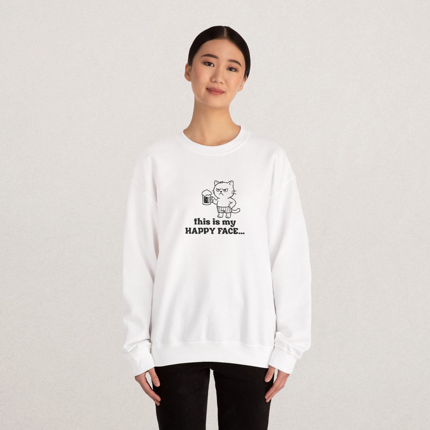Unisex Premium Embroidered Heavy Blend Sweatshirt – Cozy & Durable