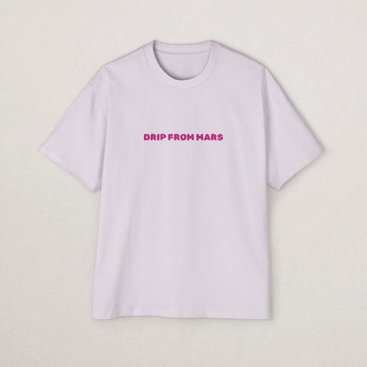 Men's Heavy Oversized Tee with 'Drip From Mars'