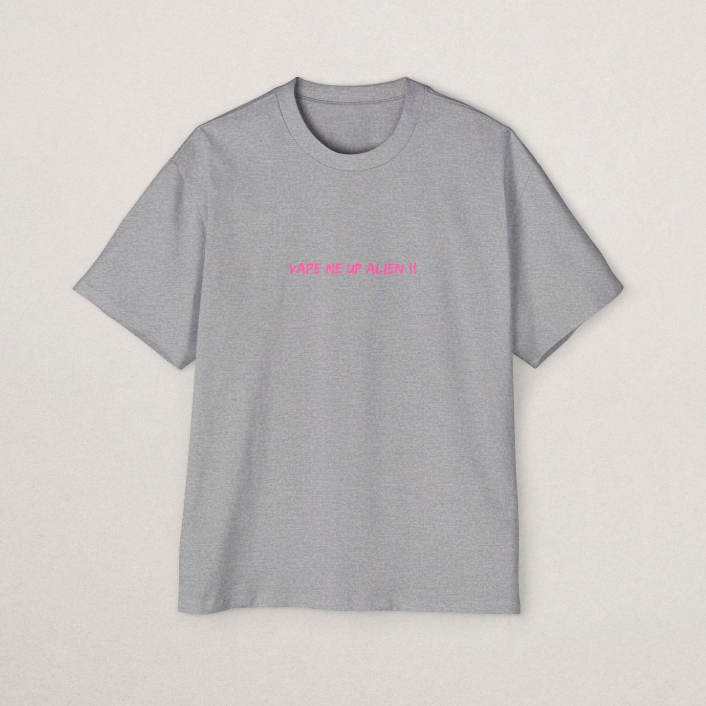 Vape Me Up Alien Oversized Tee - Casual Statement Shir