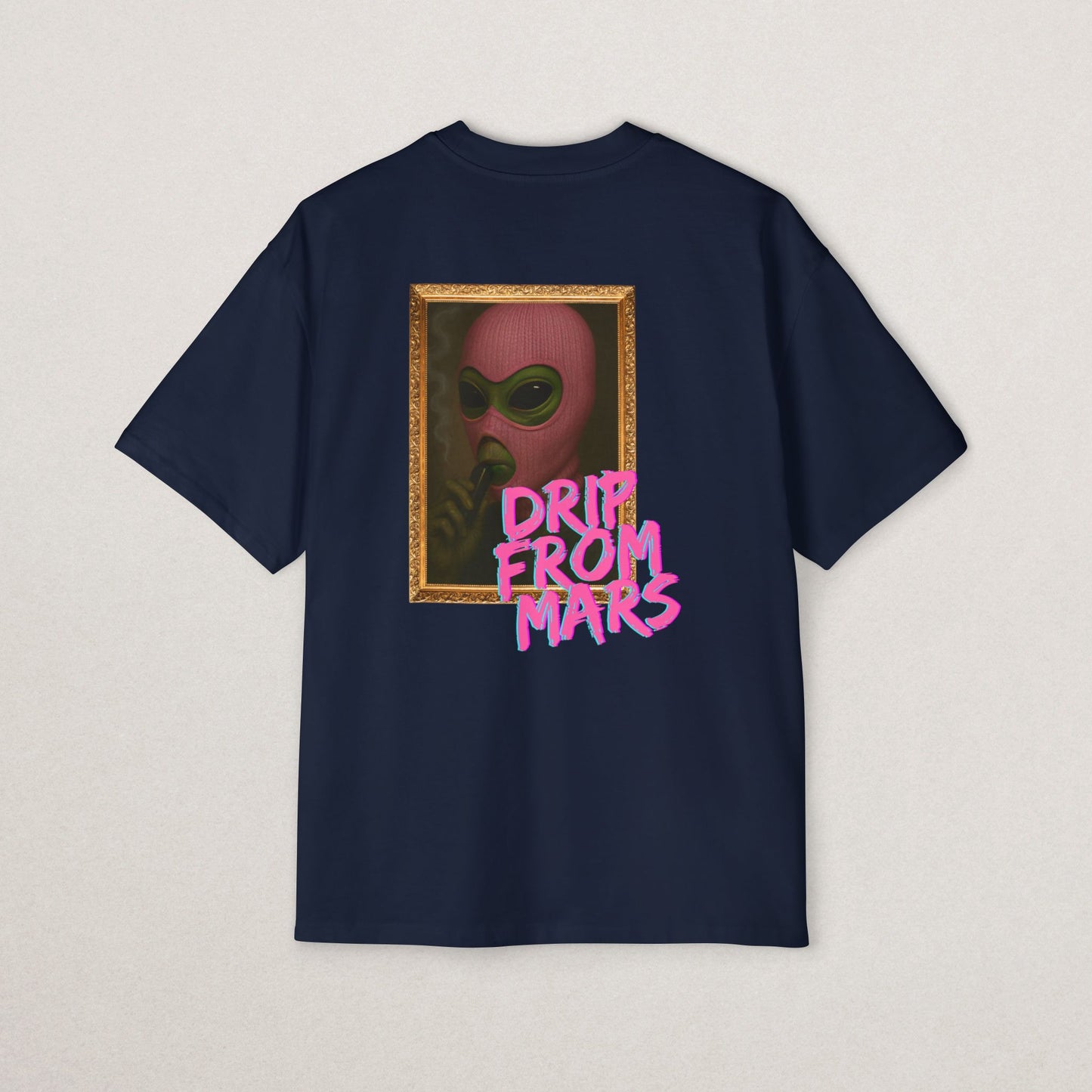Men's Heavy Oversized Tee with 'Drip From Mars'