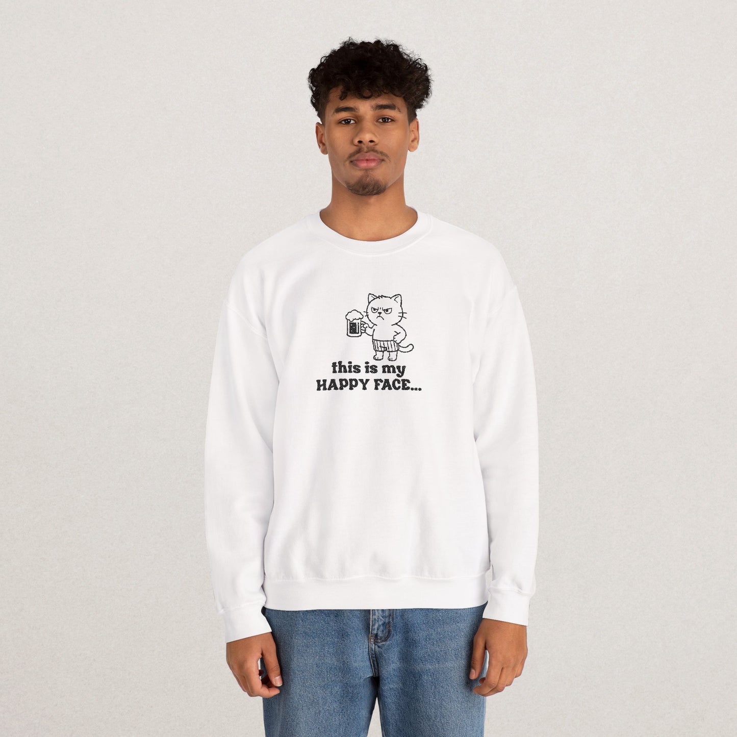 Unisex Premium Embroidered Heavy Blend Sweatshirt – Cozy & Durable