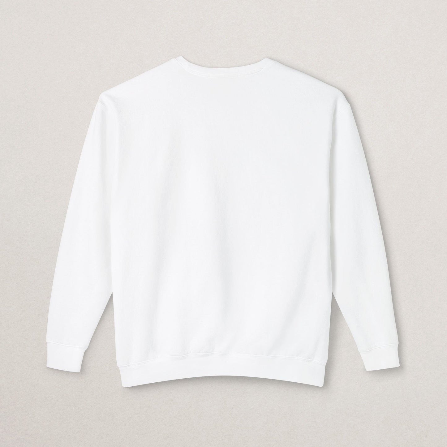 Unisex Lightweight Cotton Sweatshirt – “Coffee Ghost” Embroidered Design