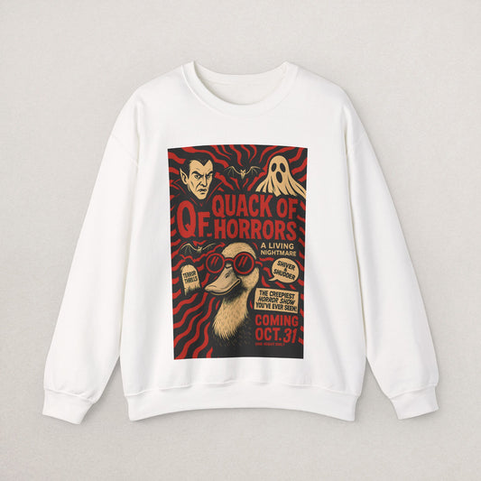 Halloween Vintage Quack of Horrors Crewneck Sweatshirt