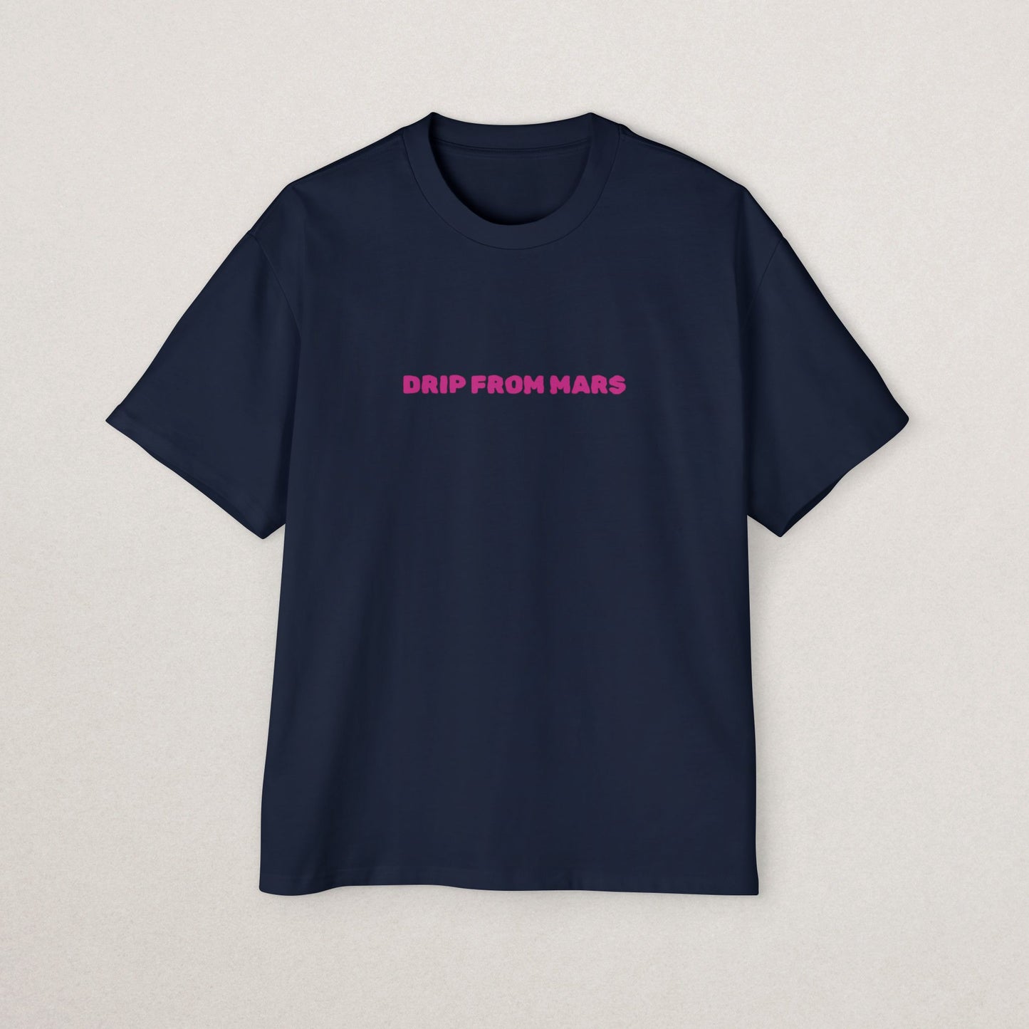 Men's Heavy Oversized Tee with 'Drip From Mars'