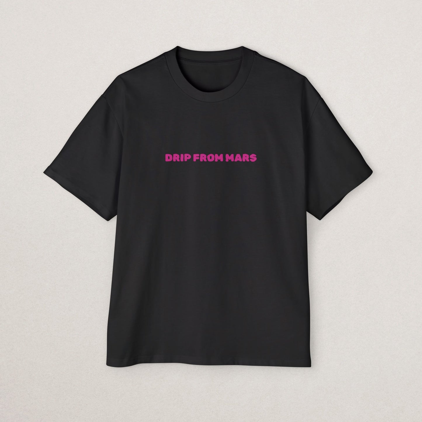 Men's Heavy Oversized Tee with 'Drip From Mars'