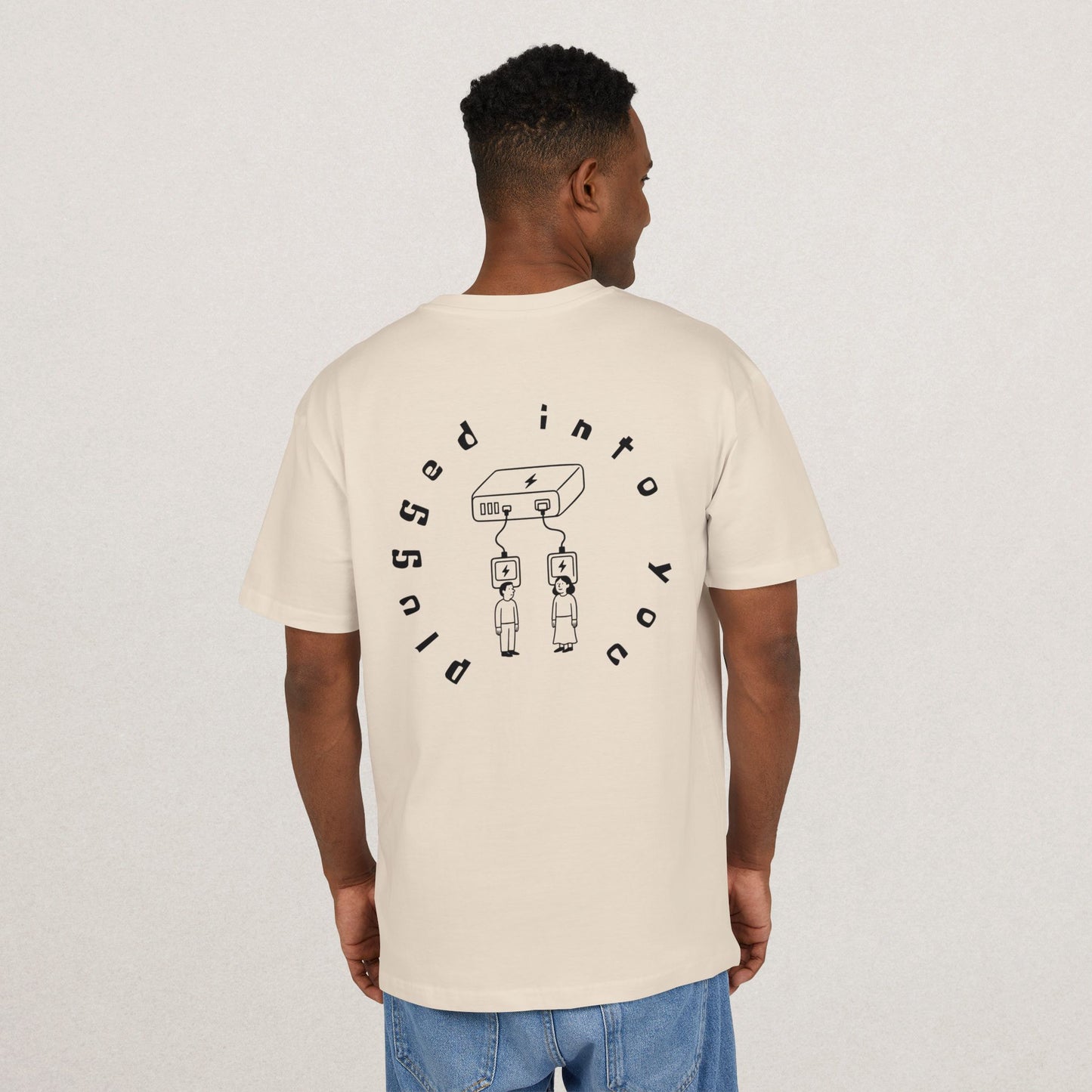 Plugged Into You Oversized Tee