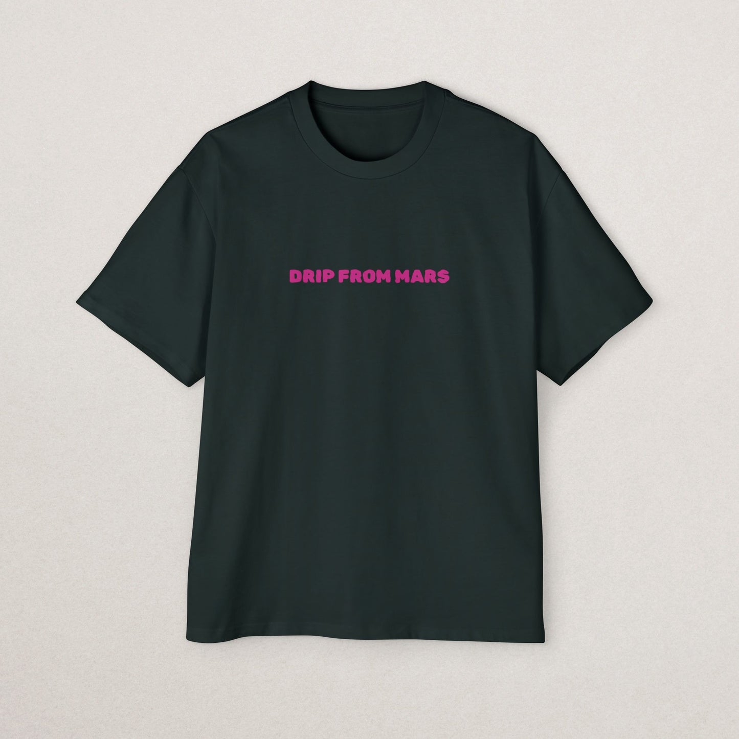 Men's Heavy Oversized Tee with 'Drip From Mars'