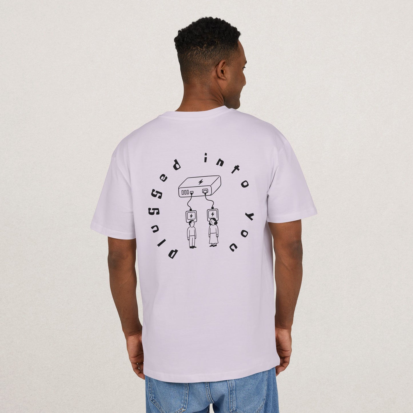 Plugged Into You Oversized Tee