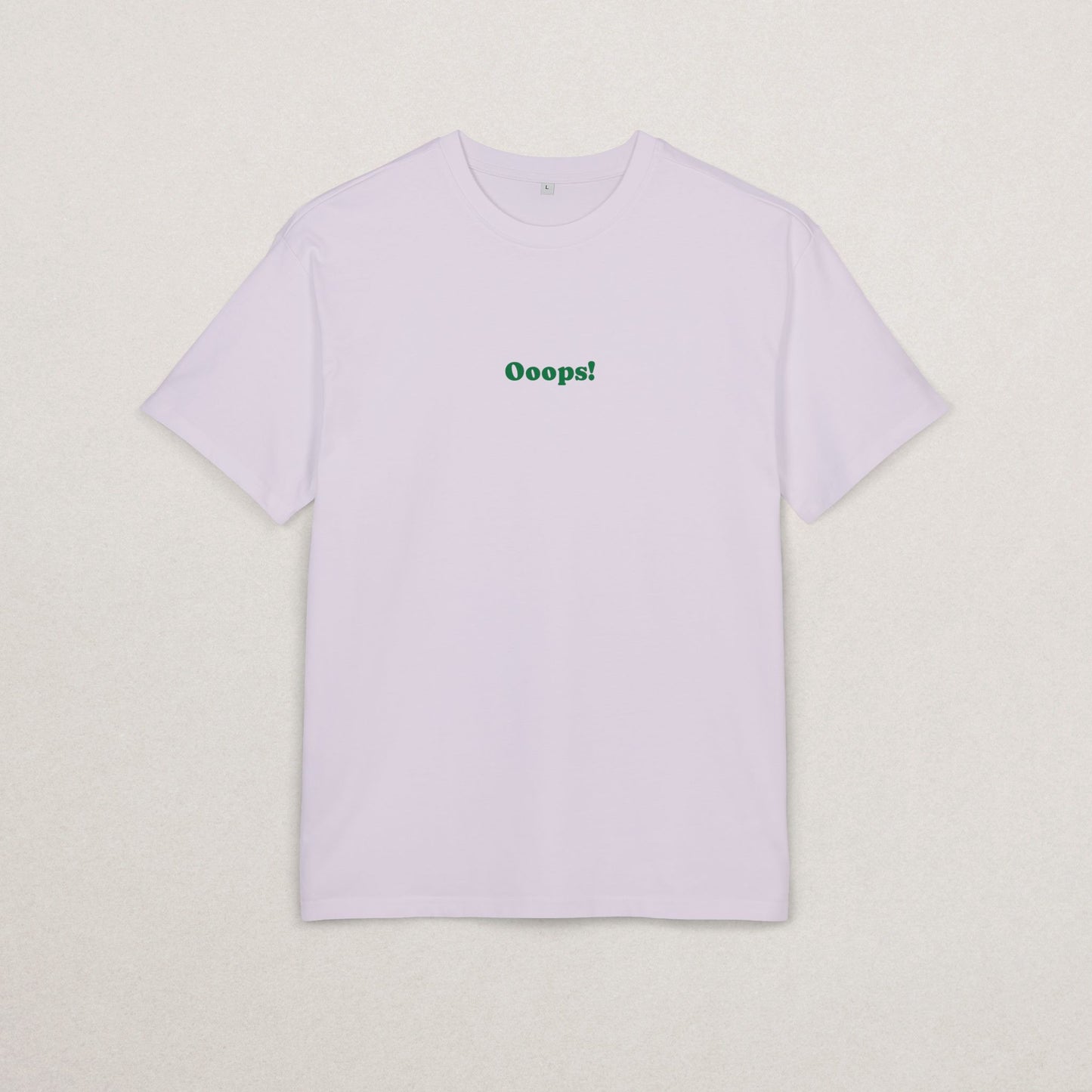 Heavy Oversize Tee - Scream Character T-Shirt with Fun Writing