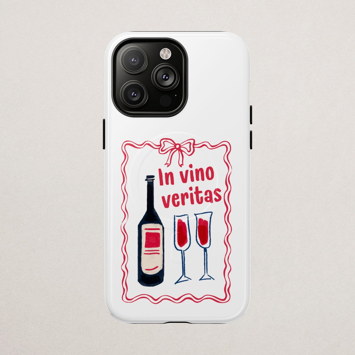 Wine Lover's Premium Dual-Layer Phone Case – MagSafe® Compatible