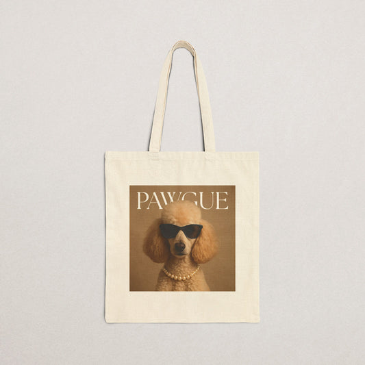 Stylish Dog Lover Tote Bag