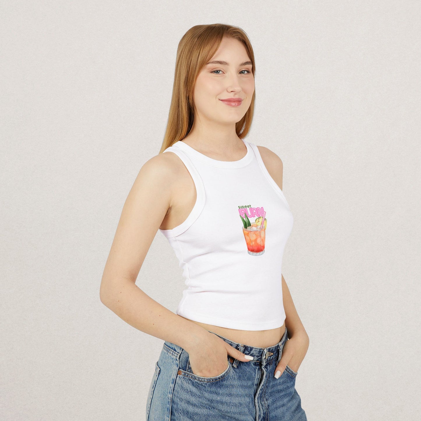 Women’s High Neck Tank Top – Soft & Modern Fit