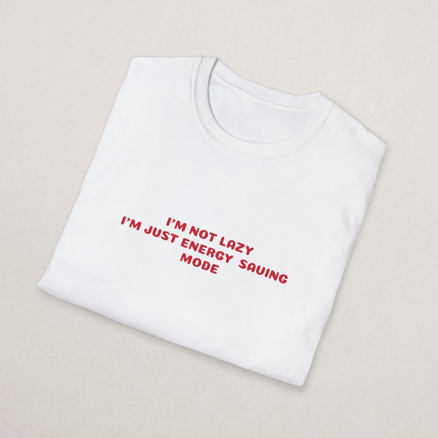 Funny Sloth Energy Saving T-Shirt