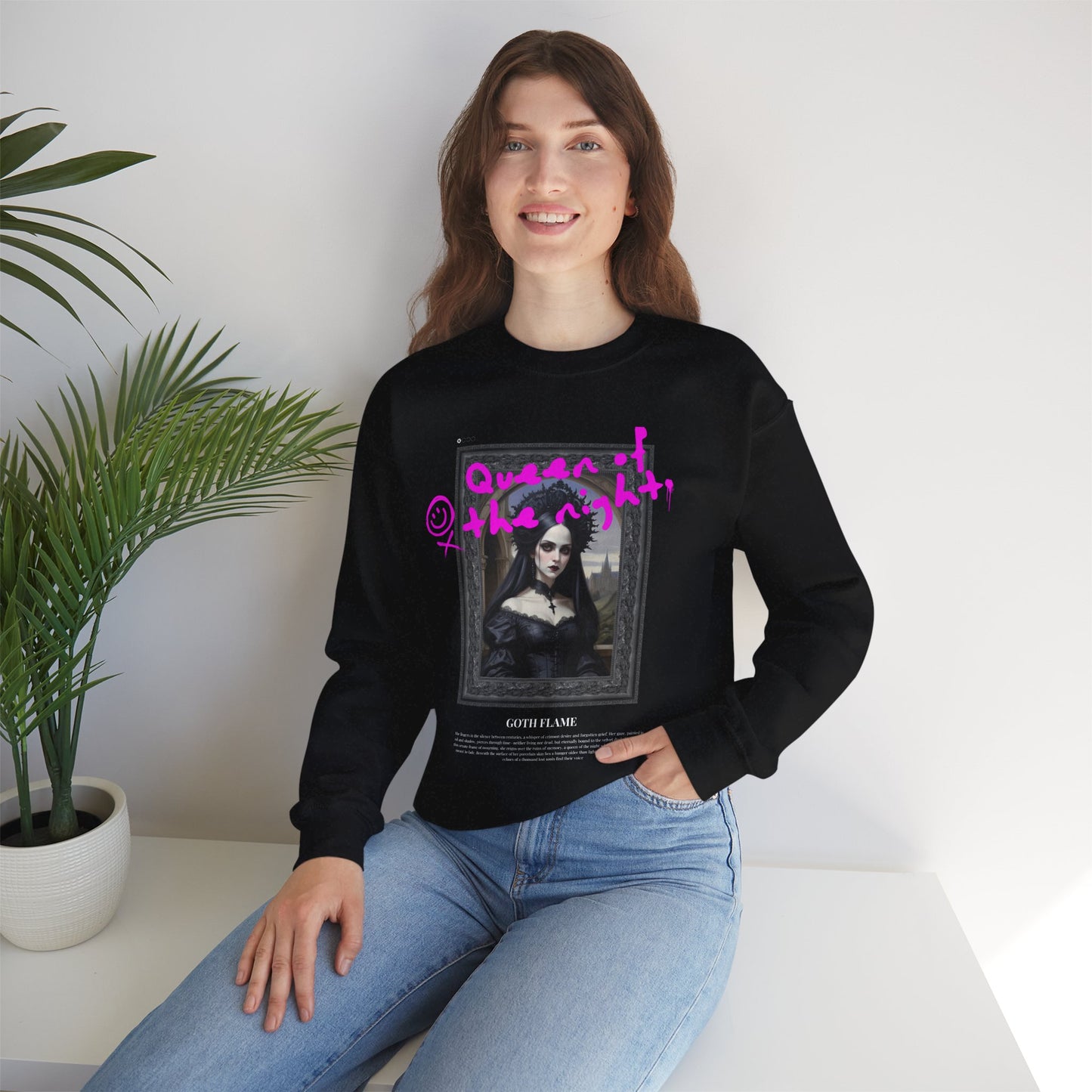 🕸️ Limited Edition – Dark Queen Hoodie