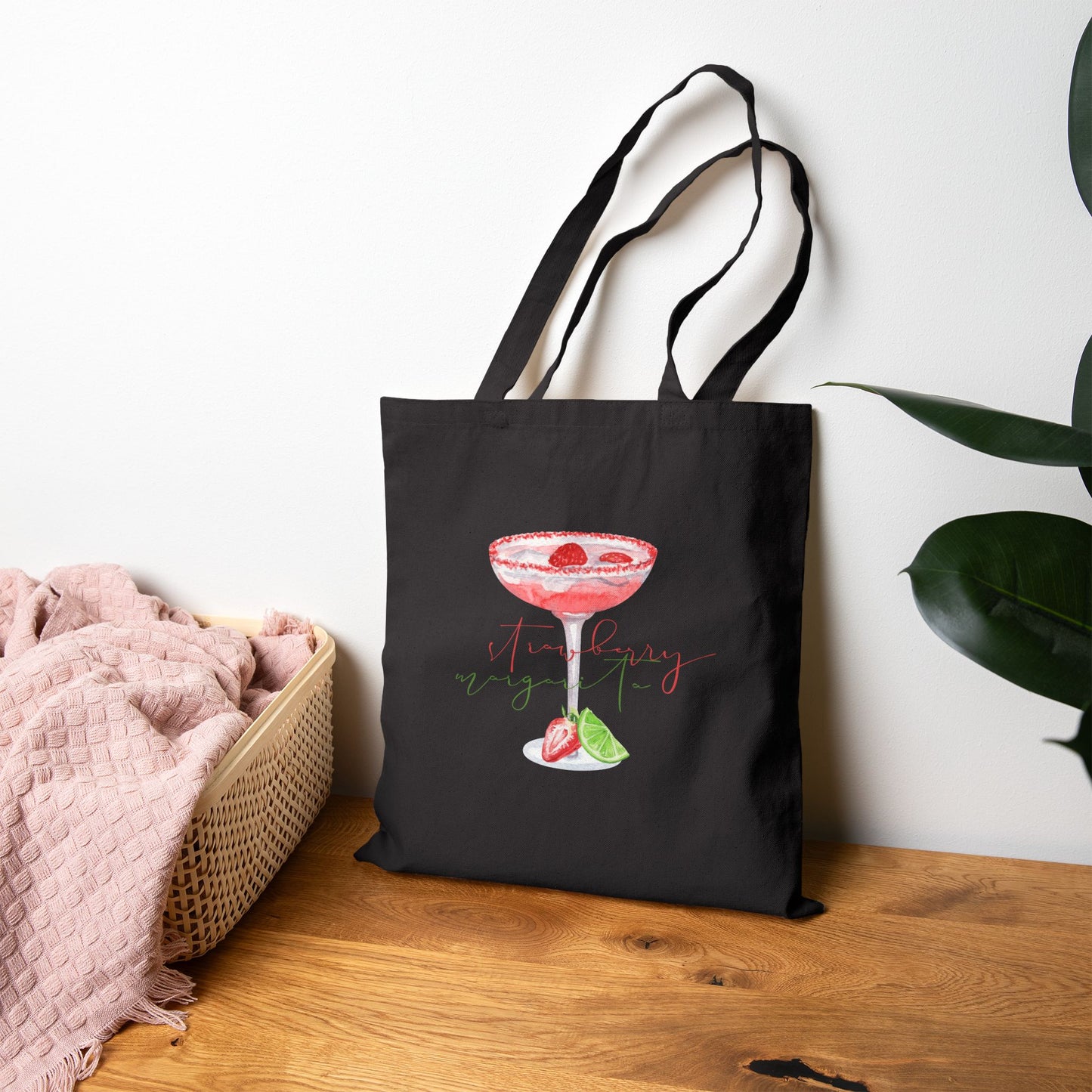 Margarita Lovers Cotton Tote Bag