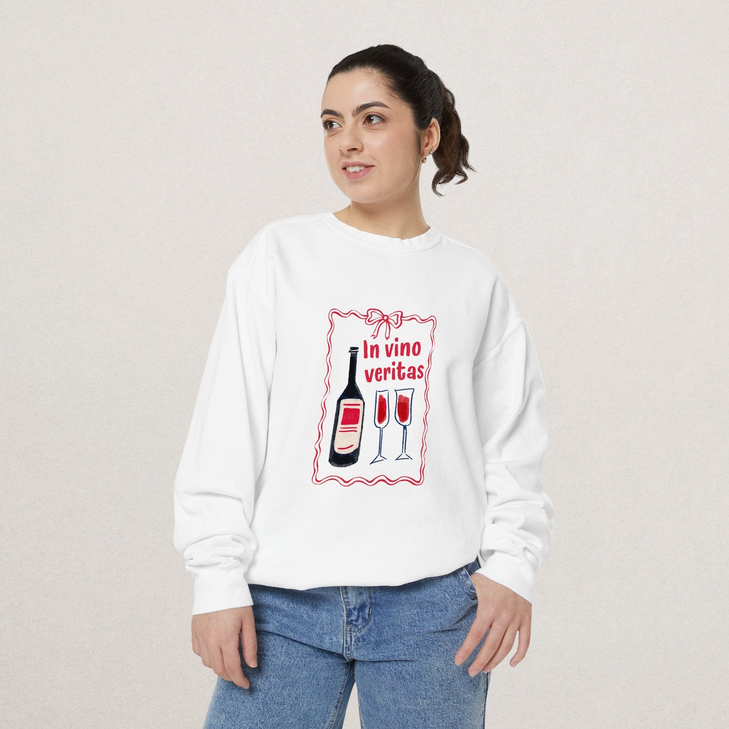 WINE LOVER WOMAN SWEATSHIRT