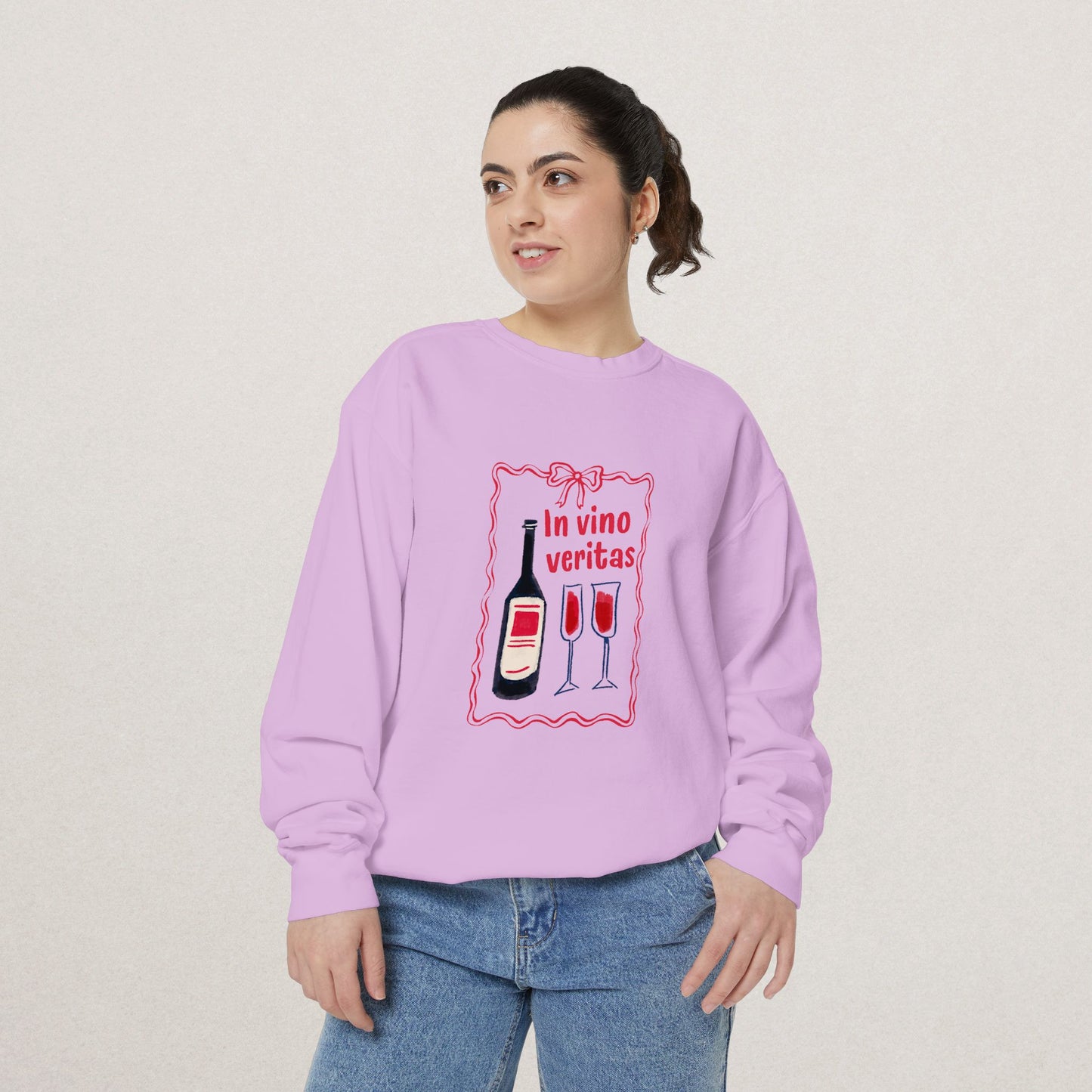 WINE LOVER WOMAN SWEATSHIRT