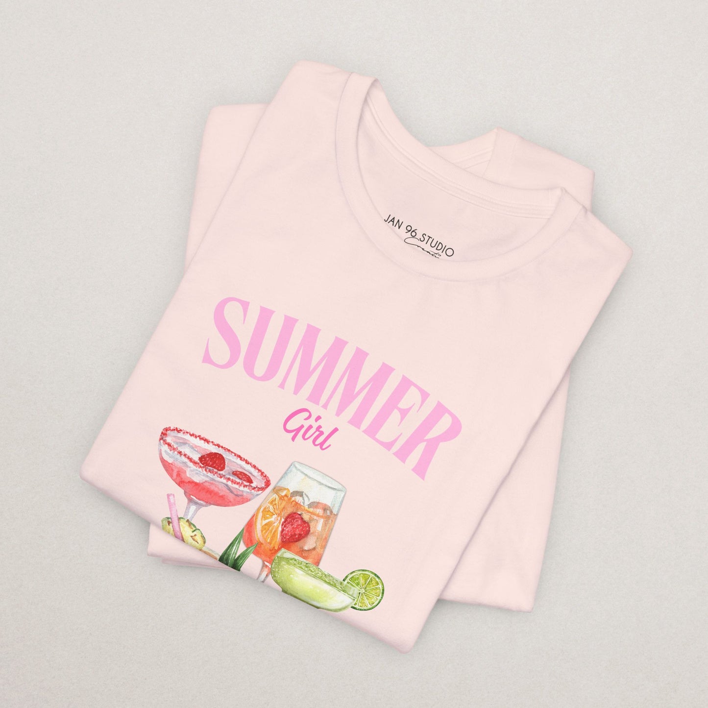 Summer Girl Drink T-Shirt