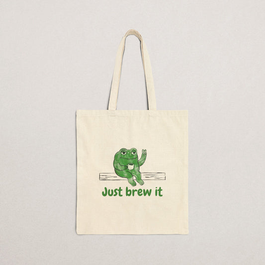Funny Frog Tote Bag