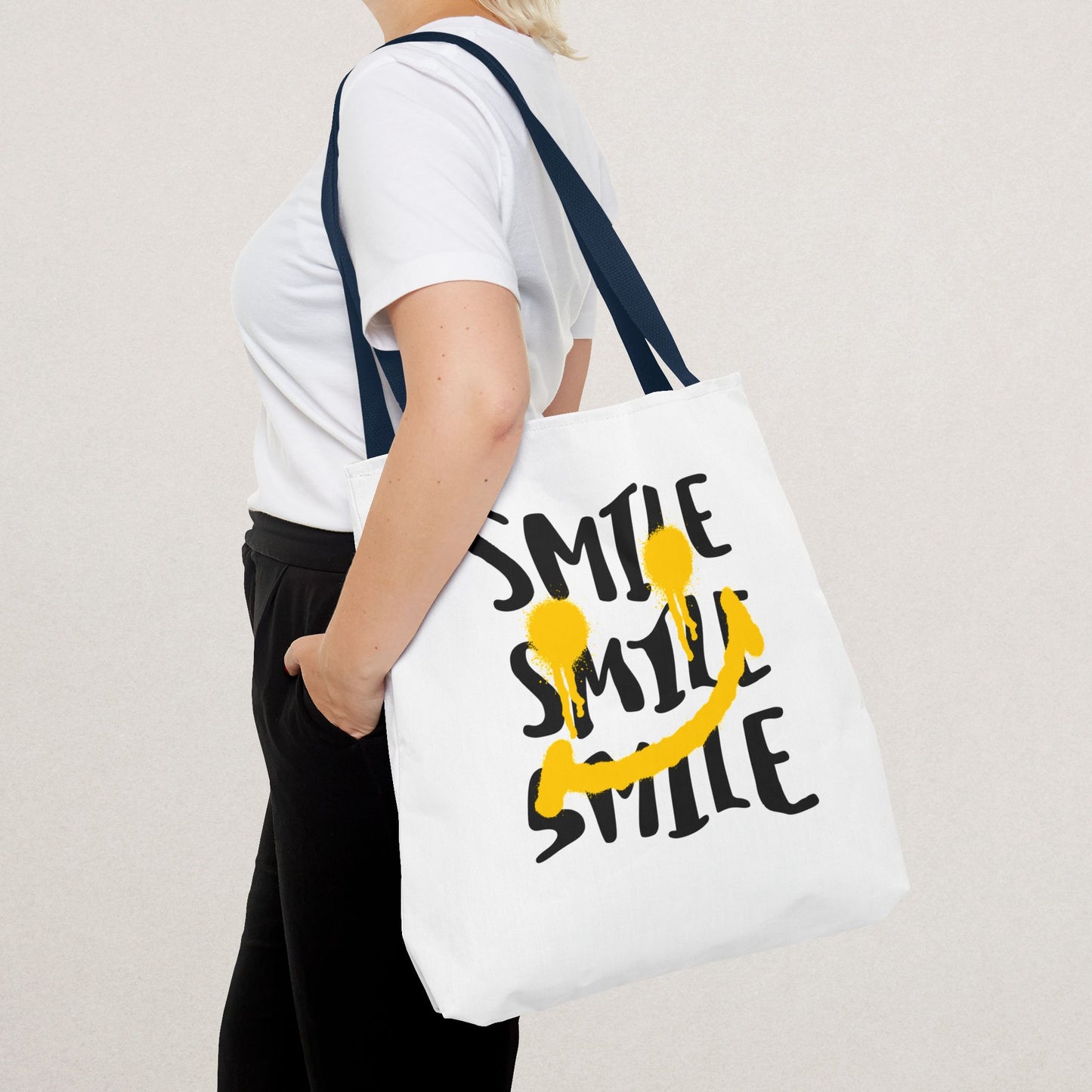 Cheerful Smile Tote Bag