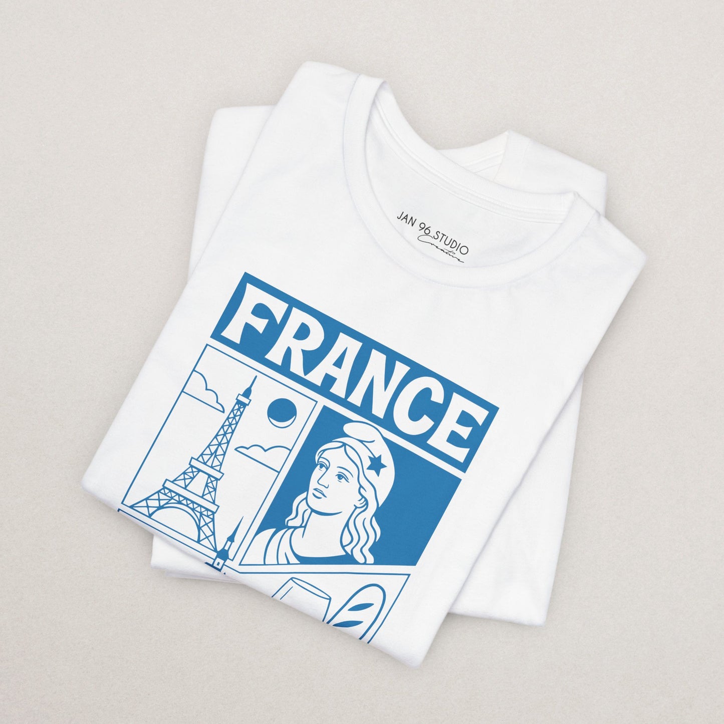France Premium Cotton Graphic Tee