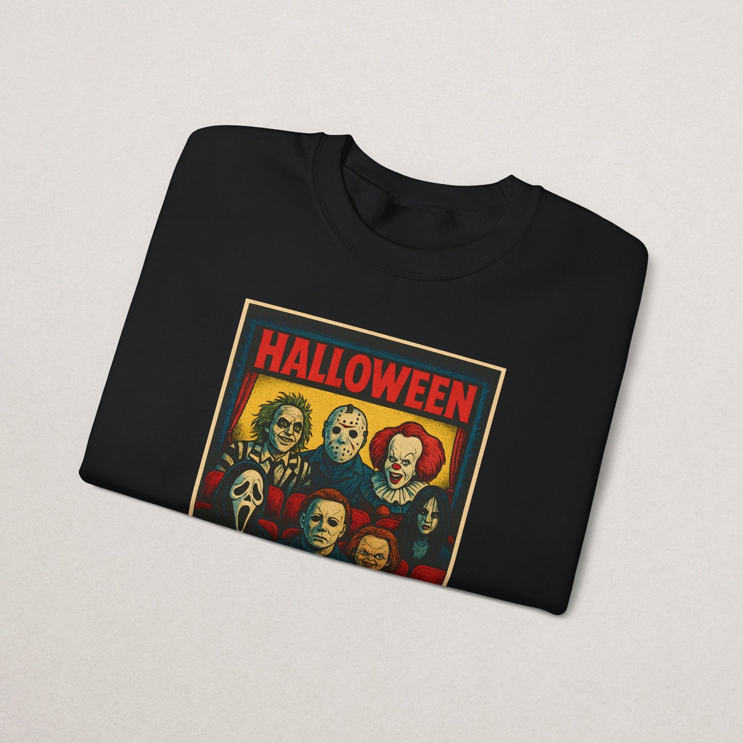 Halloween Horror Movie Crewneck Sweatshirt