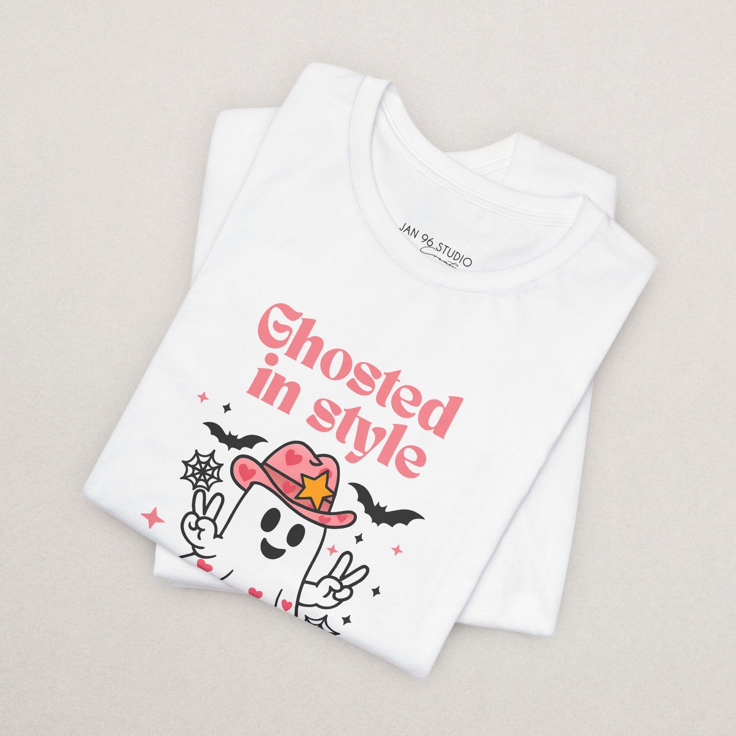 Ghosted in Style  Premium Cotton Graphic Tee