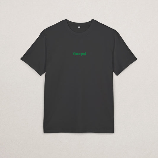 Heavy Oversize Tee - Scream Character T-Shirt with Fun Writing