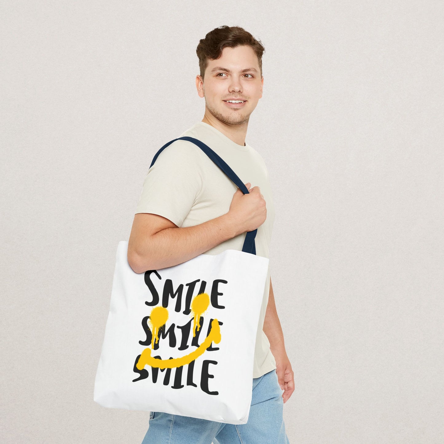 Cheerful Smile Tote Bag