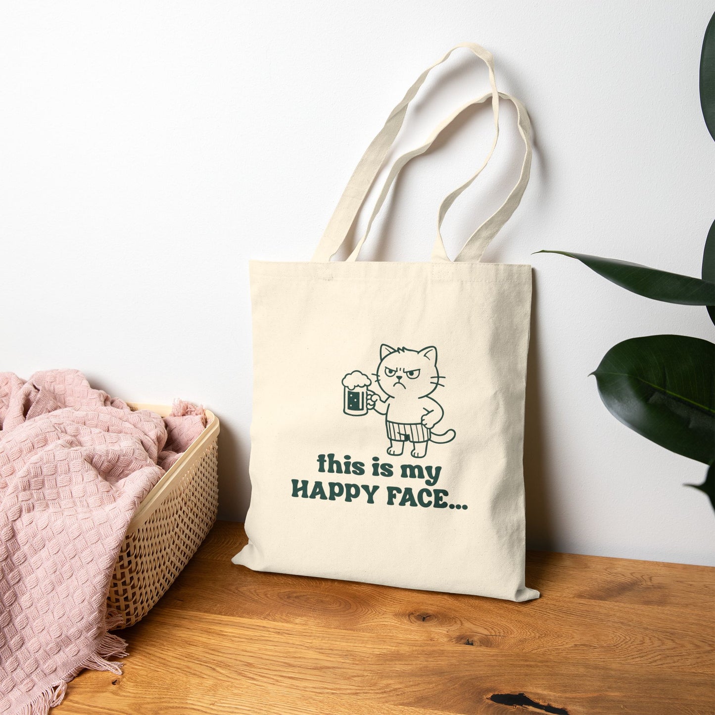 Funny Cat Tote Bag