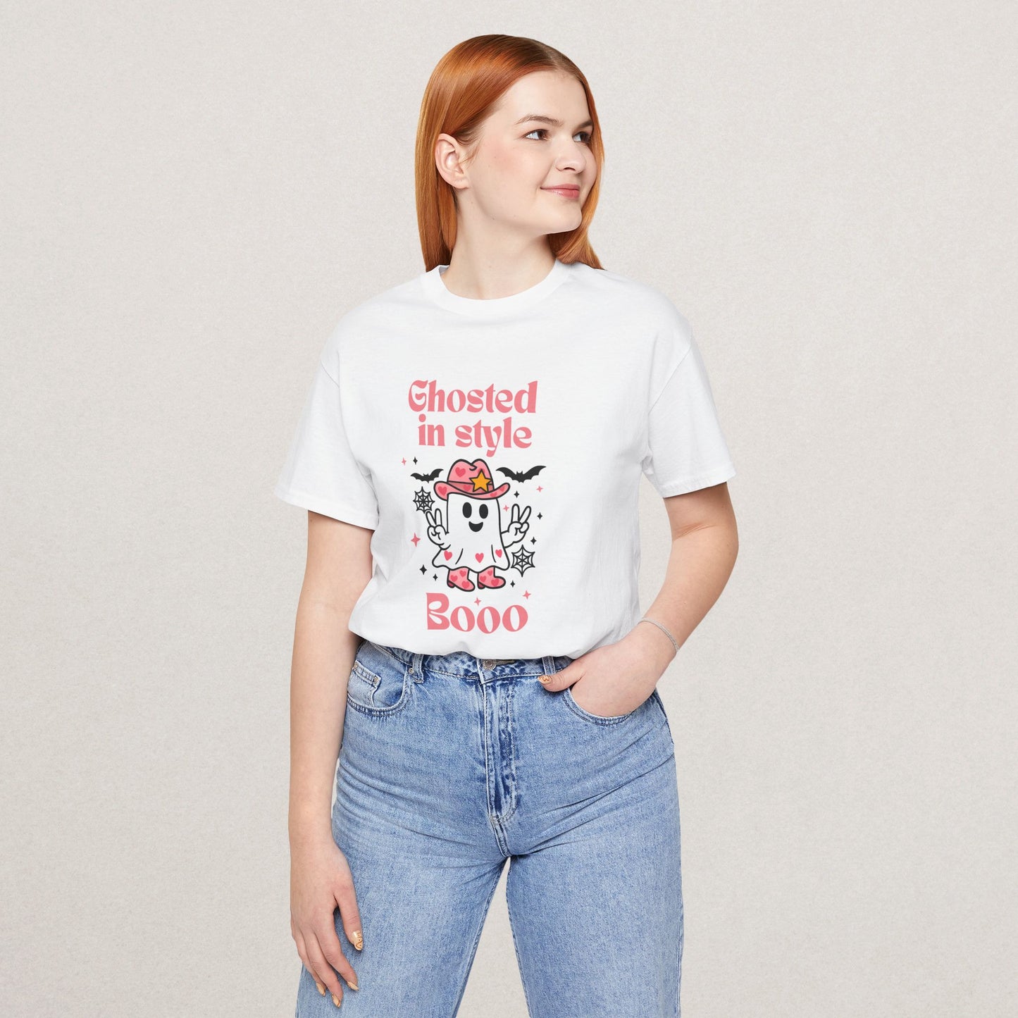 Ghosted in Style  Premium Cotton Graphic Tee