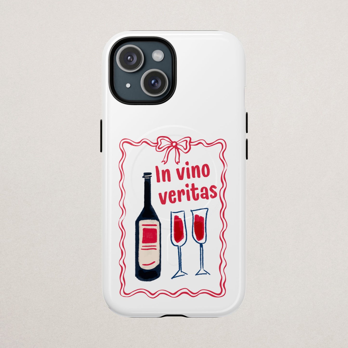 Wine Lover's Premium Dual-Layer Phone Case – MagSafe® Compatible