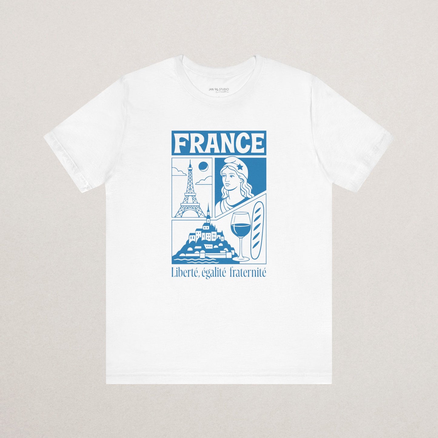 France Premium Cotton Graphic Tee