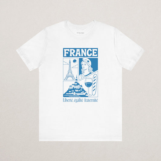 France Premium Cotton Graphic Tee