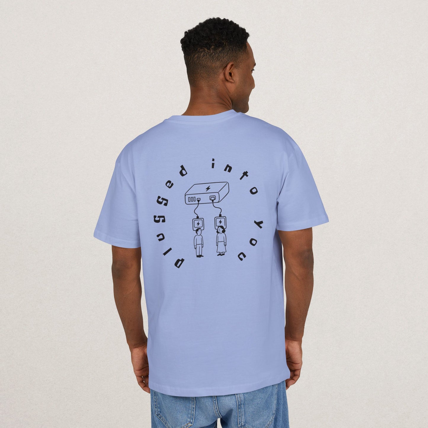 Plugged Into You Oversized Tee